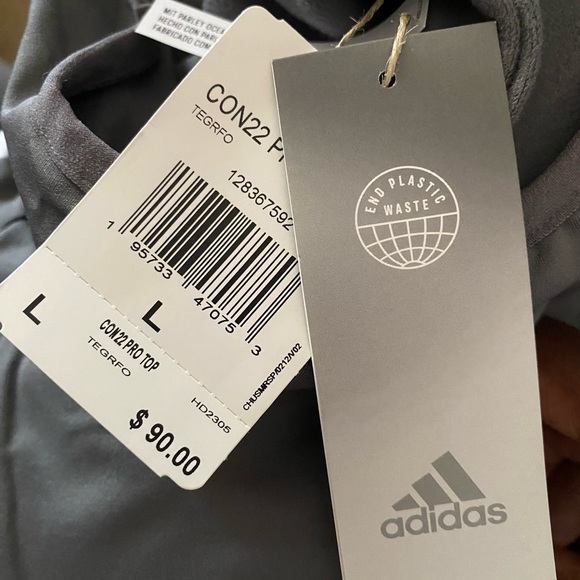 NWT Adidas Long-sleeve Soccer Condivo 22 Pro Training Shirt. Size S, M or L - Picture 11 of 14